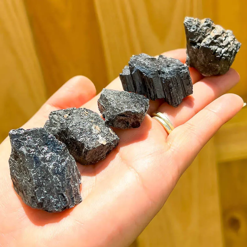 Black Tourmaline Crystal Chunk