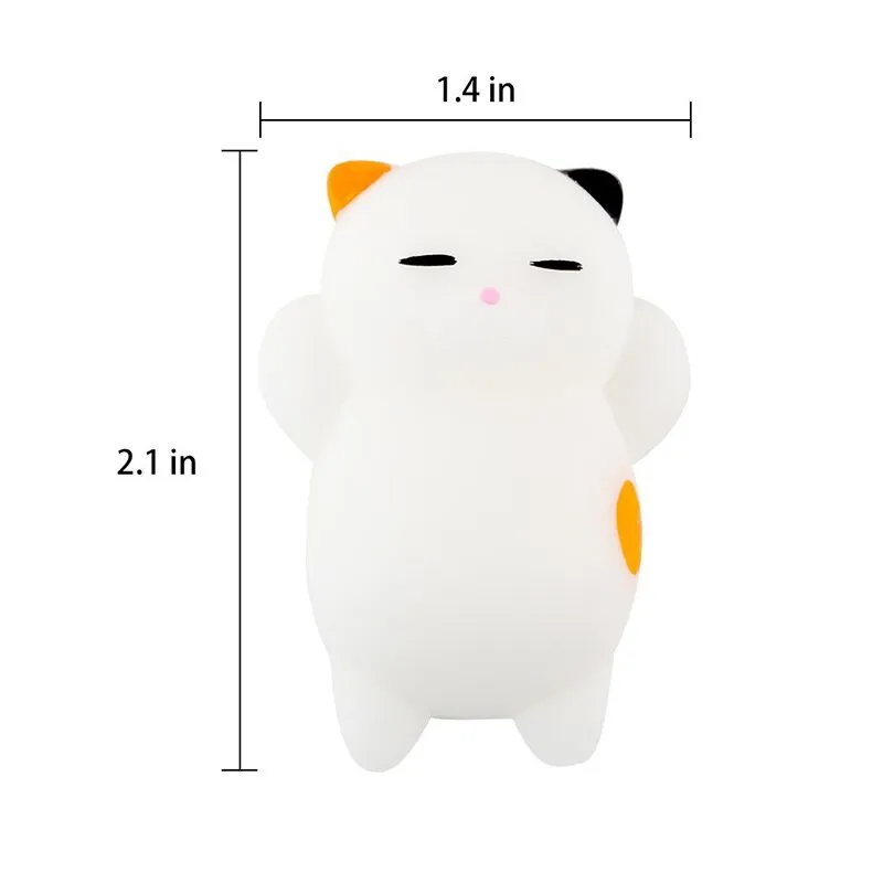 Cute Cartoon Cat Pinch Music Squeeze Toy Decompression Soft Children Adult Mini Animal Decompression Cute Toy