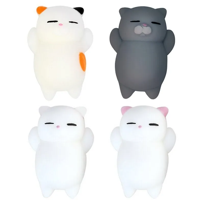 Cute Cartoon Cat Pinch Music Squeeze Toy Decompression Soft Children Adult Mini Animal Decompression Cute Toy