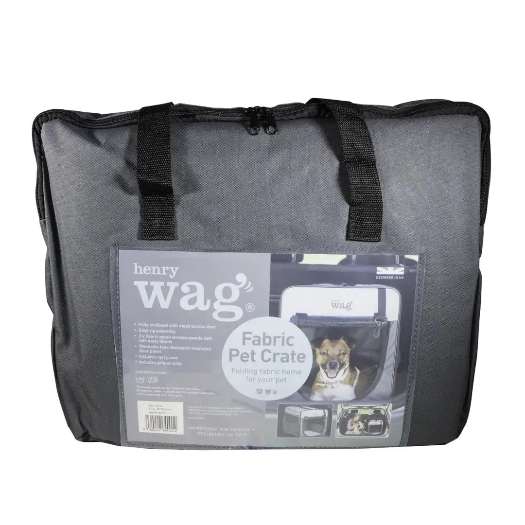 Henry Wag Folding Fabric Travel Pet Crate