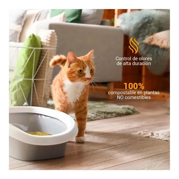 Kanu Pet 100% Natural Corn Cat Litter, Clumping, Unscented, 12 lb