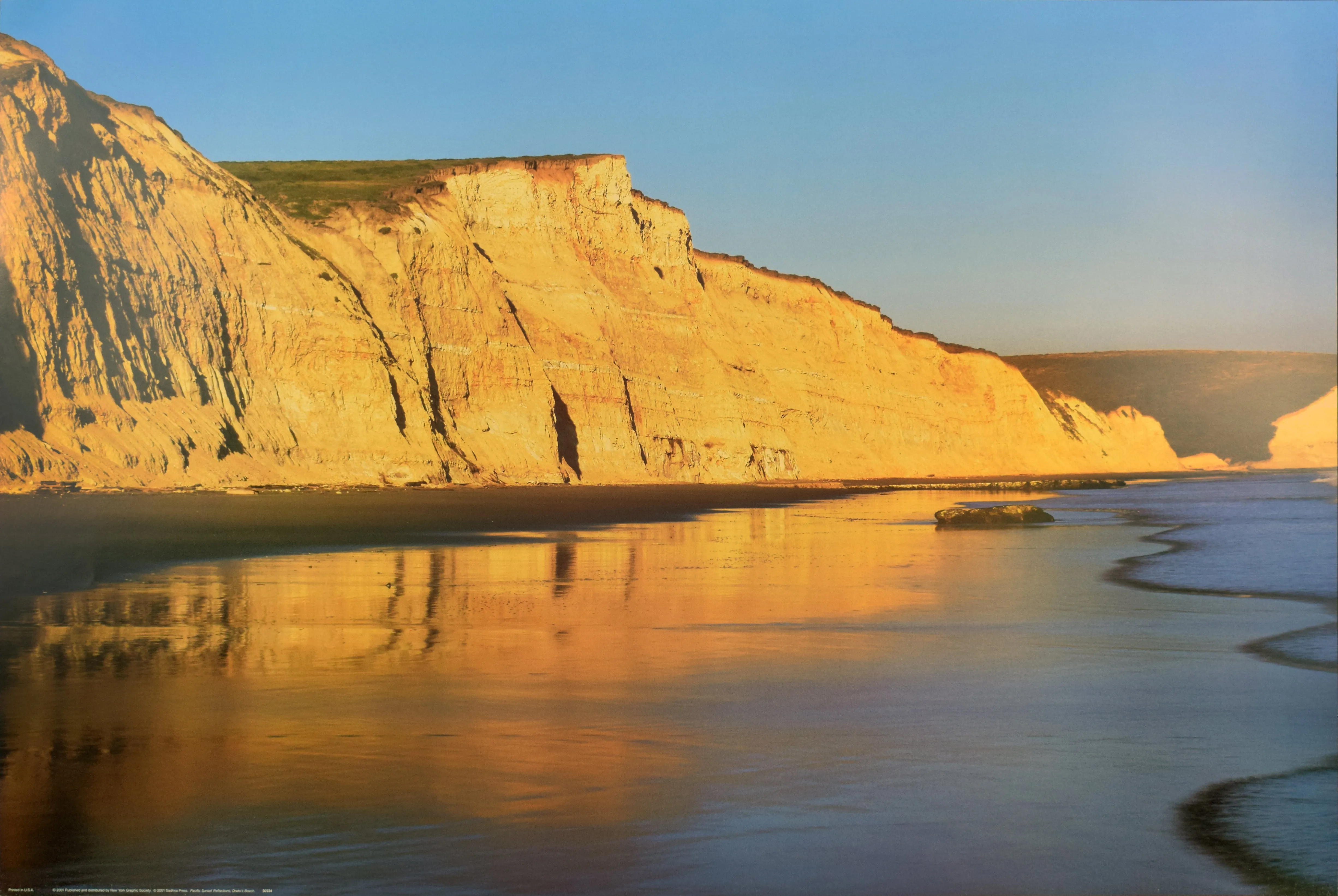 "Pacific Sunset Reflections, Drake's Beach" by Sadhna Press