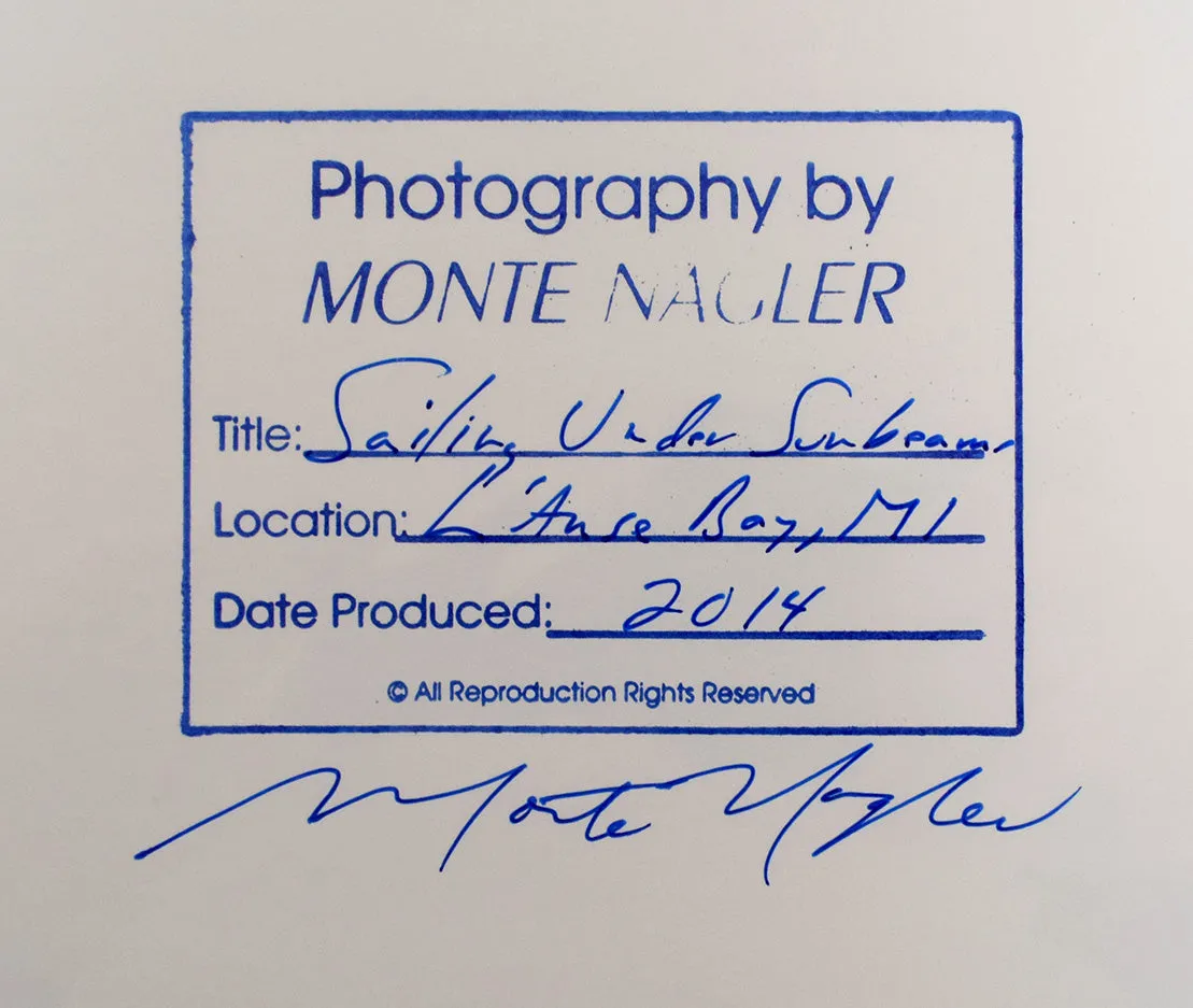 "Sailing Under Sunbeams" by Monte Nagler