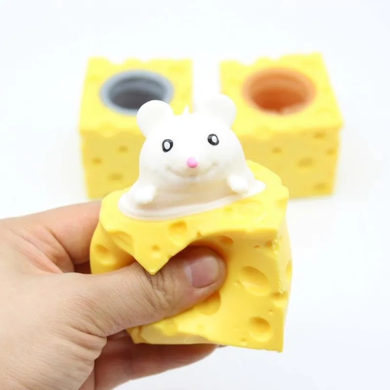 Sensory Toy Fun Squeezing Squirrel Cup Toys Fidget Antistress Toy Decompression Stress Reliefing Gift for Kids Adults