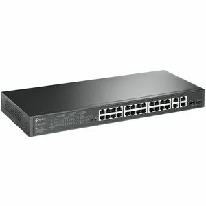 TP-Link JetStream 24-Port 10/100Mbps   4-Port Gigabit Smart Switch with 24 Port PoE 