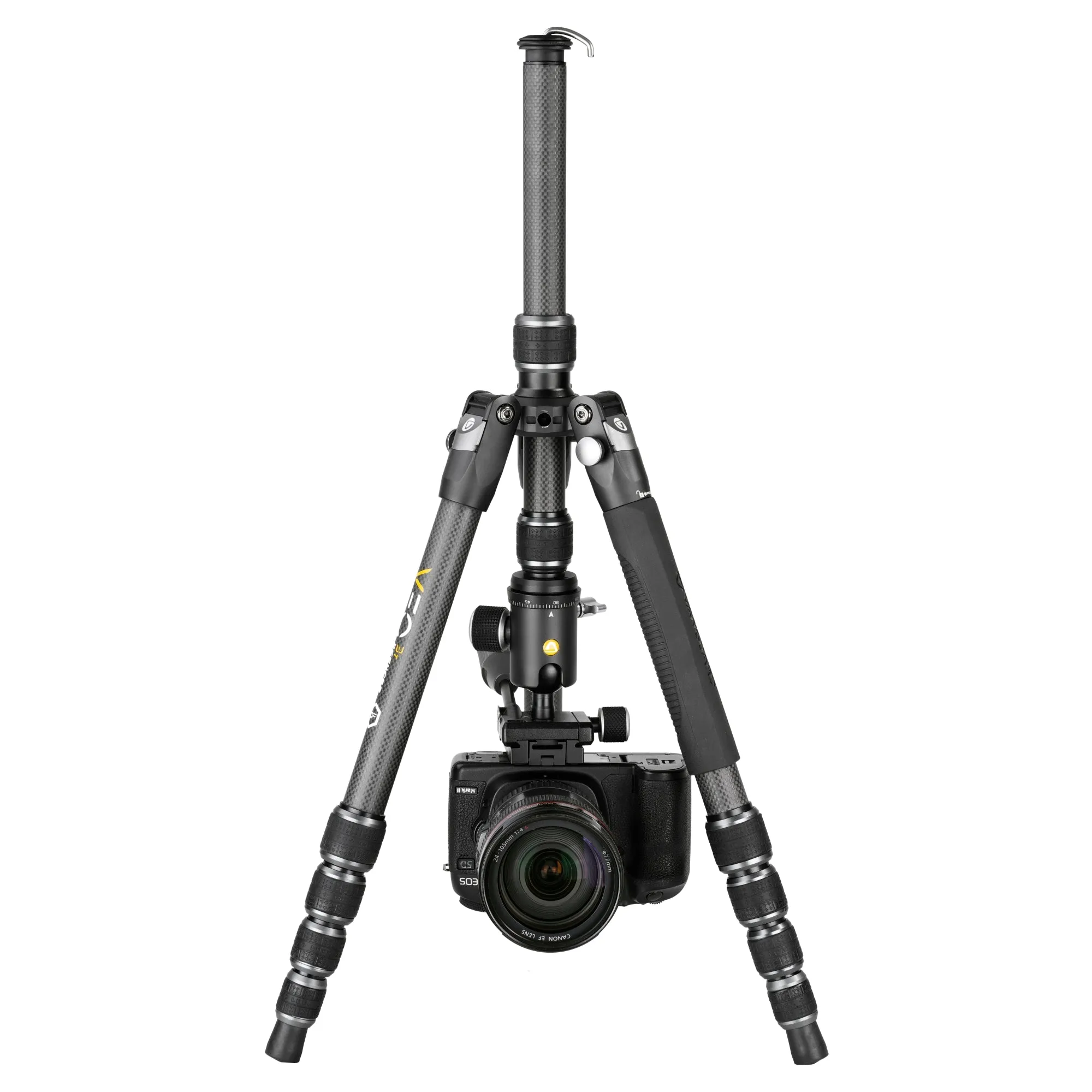 VEO 3T 235CBP Solid Carbon Fibre Travel Tripod with Ball/Pan Head - 8kg load capacity